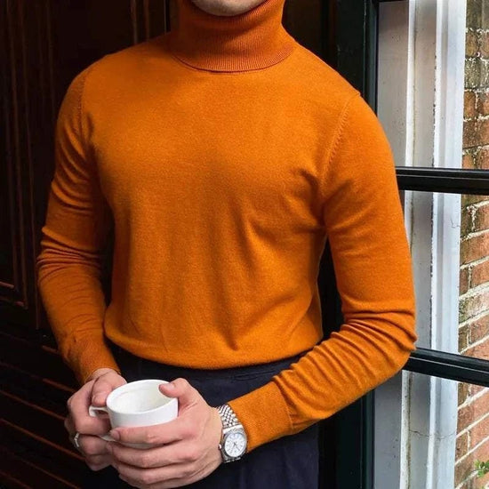 Business turtleneck sweater