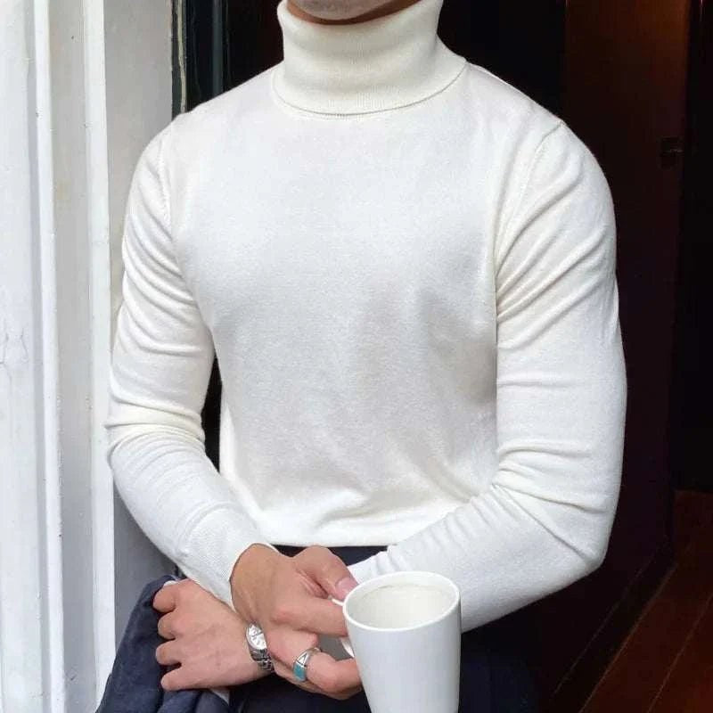 Business turtleneck sweater