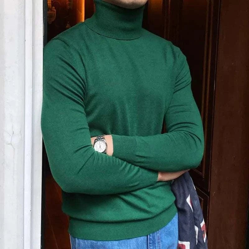 Business turtleneck sweater