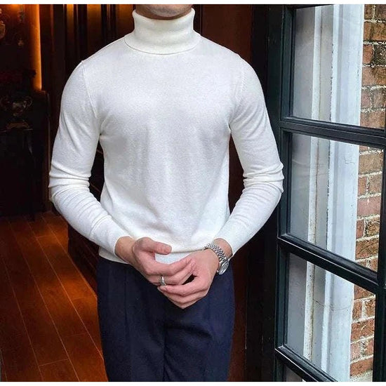 Business turtleneck sweater