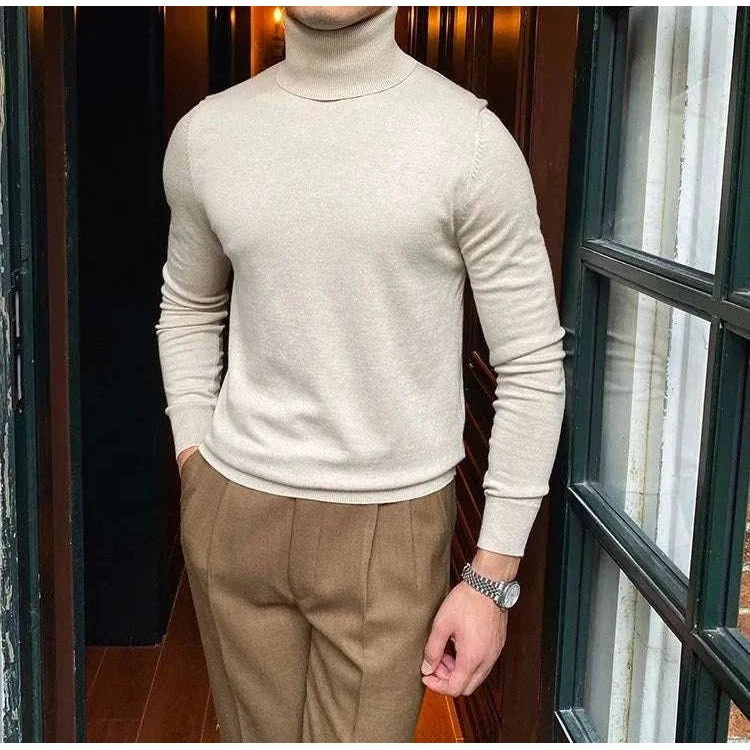Business turtleneck sweater