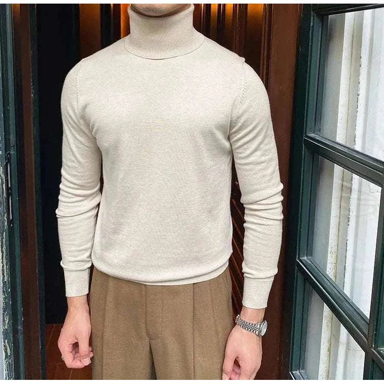 Business turtleneck sweater