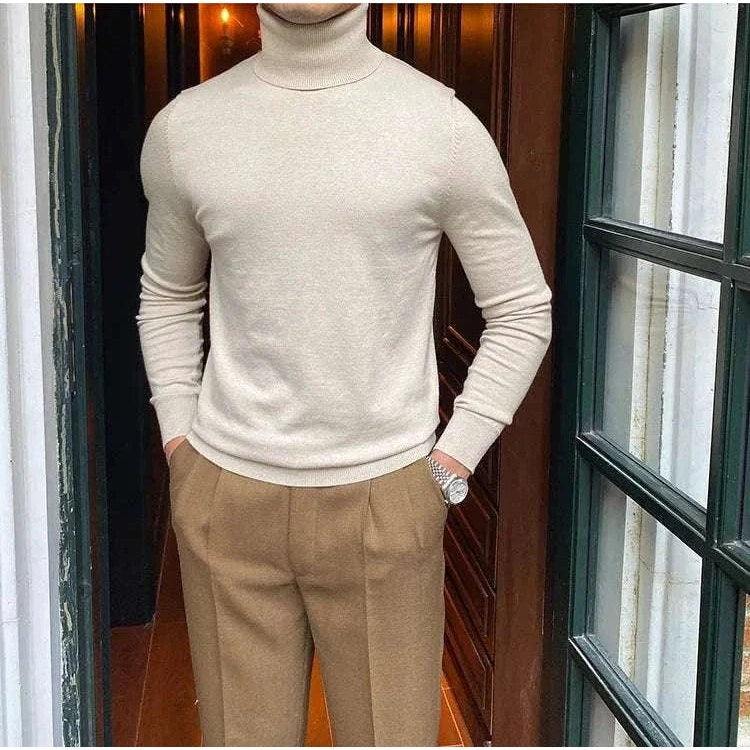 Business turtleneck sweater