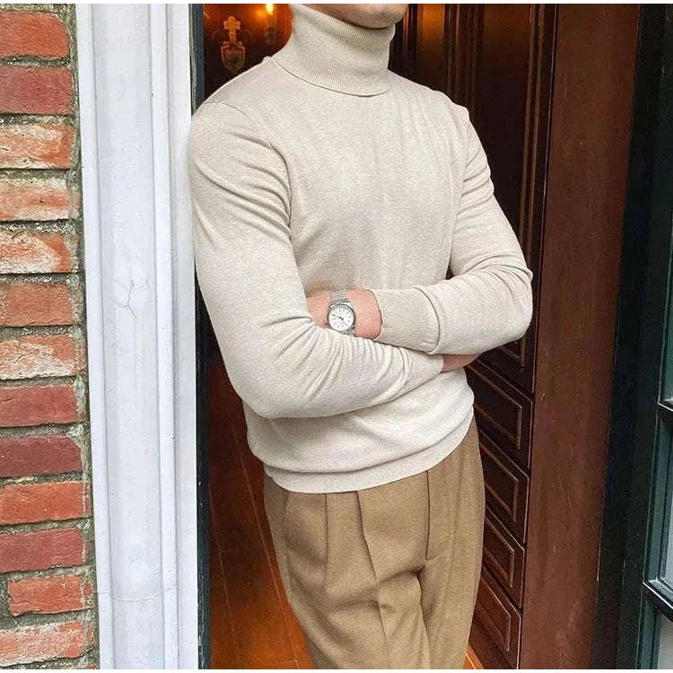 Business turtleneck sweater