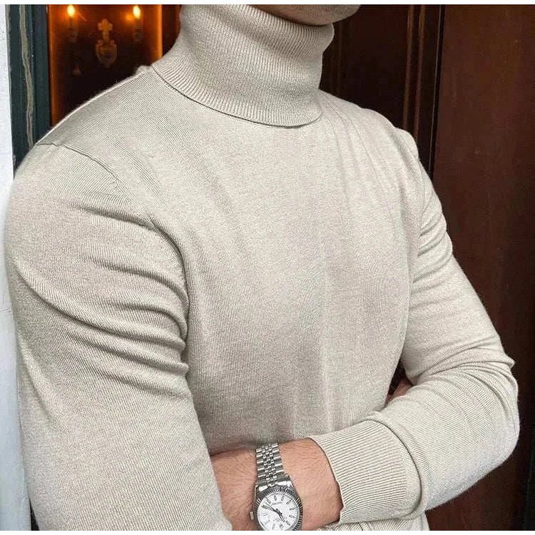 Business turtleneck sweater