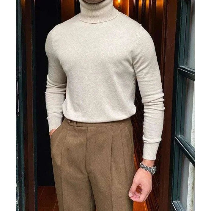 Business turtleneck sweater