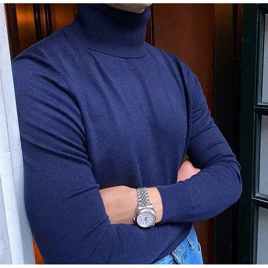 Business turtleneck sweater