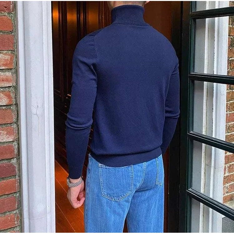 Business turtleneck sweater