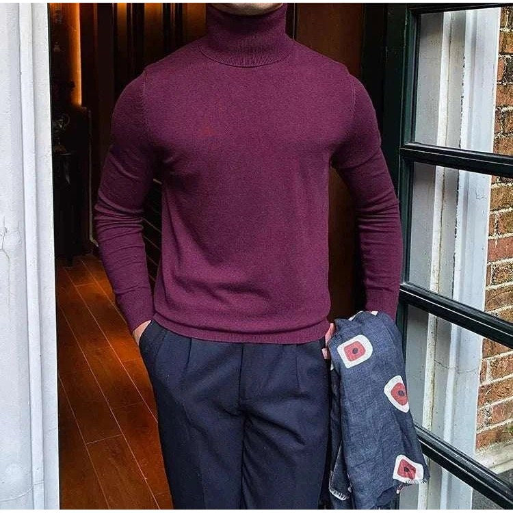 Business turtleneck sweater