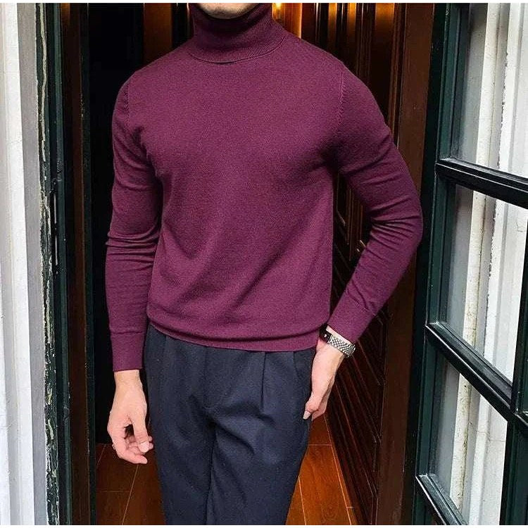 Business turtleneck sweater