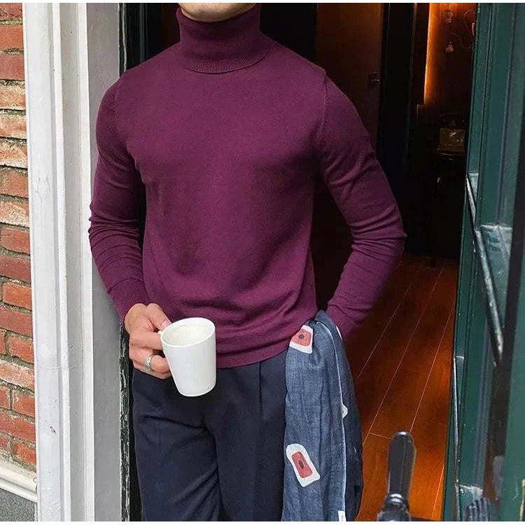 Business turtleneck sweater