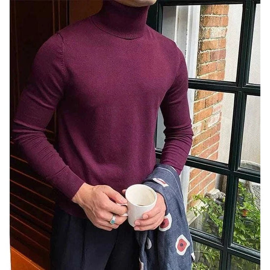 Business turtleneck sweater