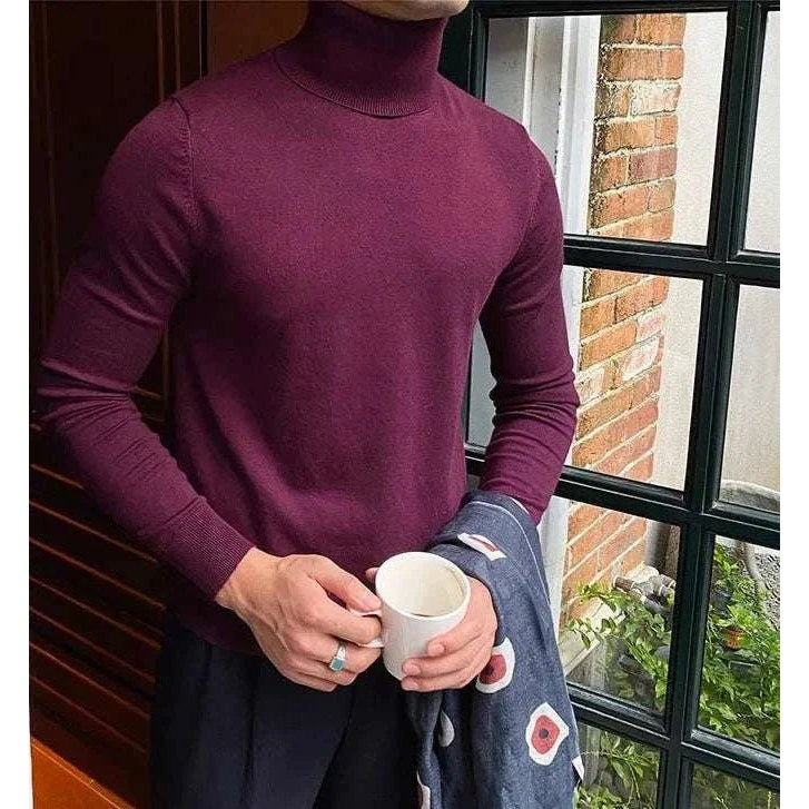 Business turtleneck sweater