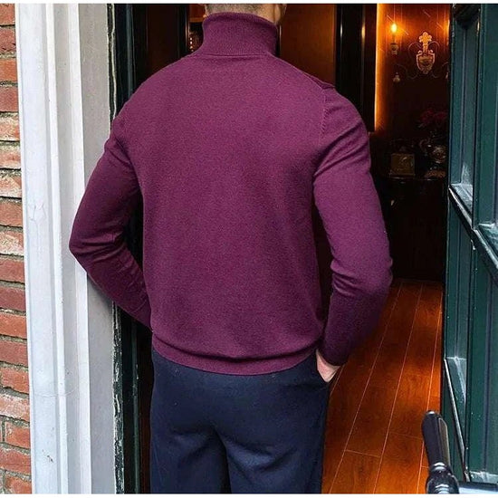 Business turtleneck sweater