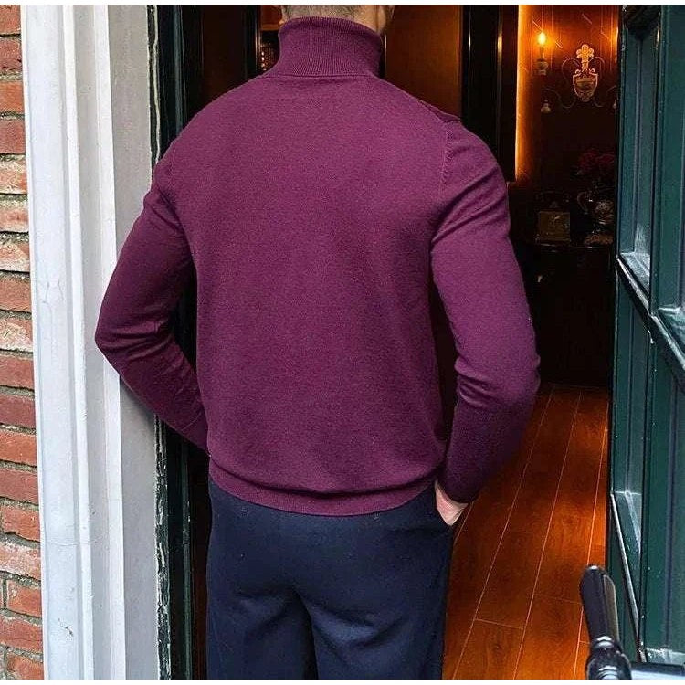 Business turtleneck sweater