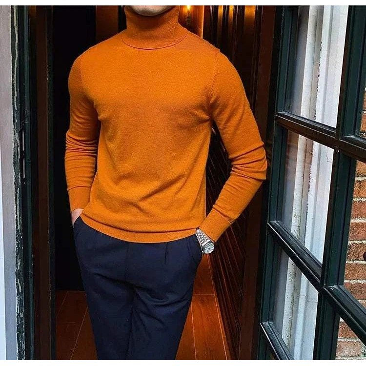 Business turtleneck sweater