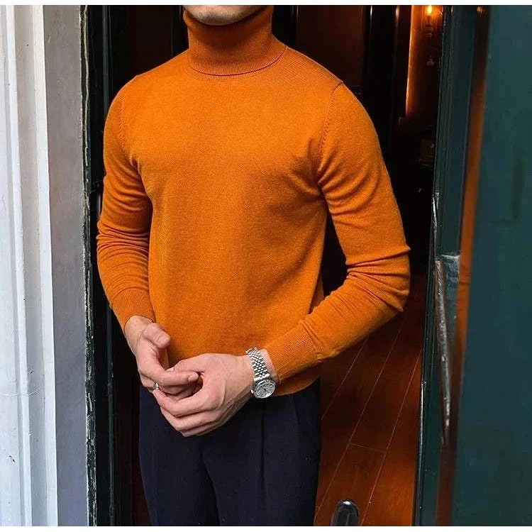 Business turtleneck sweater