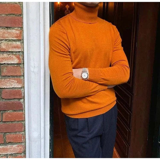 Business turtleneck sweater