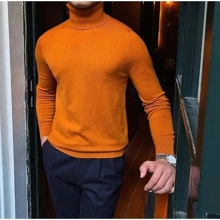 Business turtleneck sweater