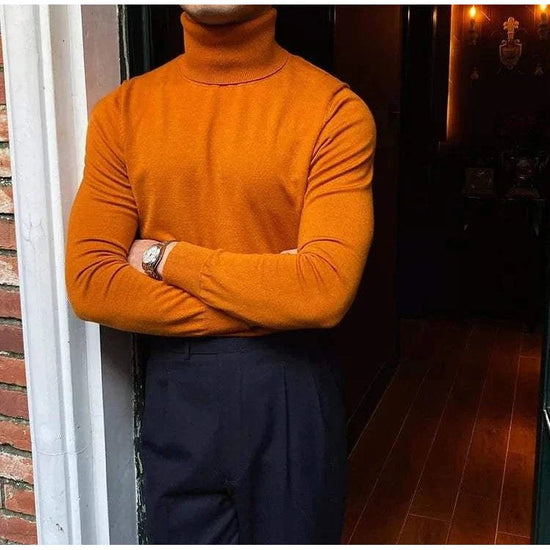 Business turtleneck sweater