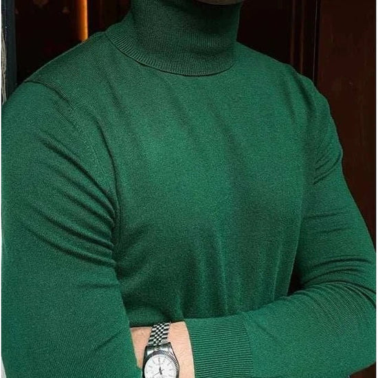 Business turtleneck sweater
