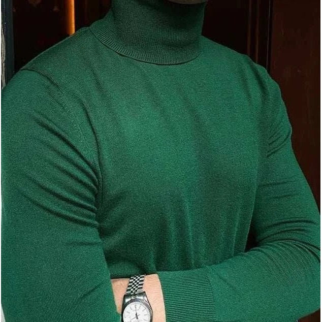 Business turtleneck sweater