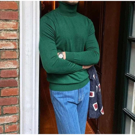 Business turtleneck sweater
