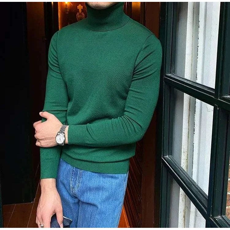 Business turtleneck sweater