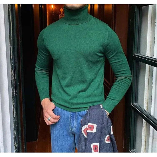 Business turtleneck sweater