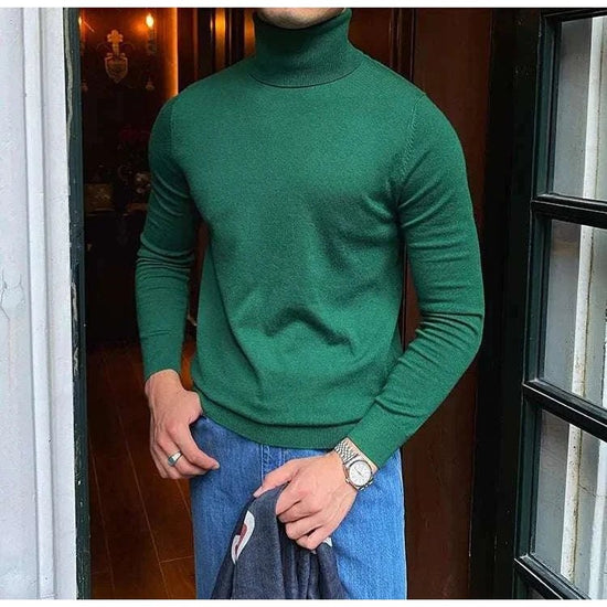 Business turtleneck sweater