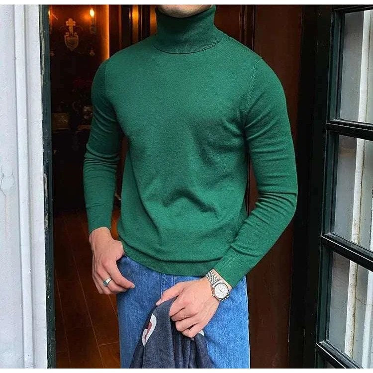 Business turtleneck sweater