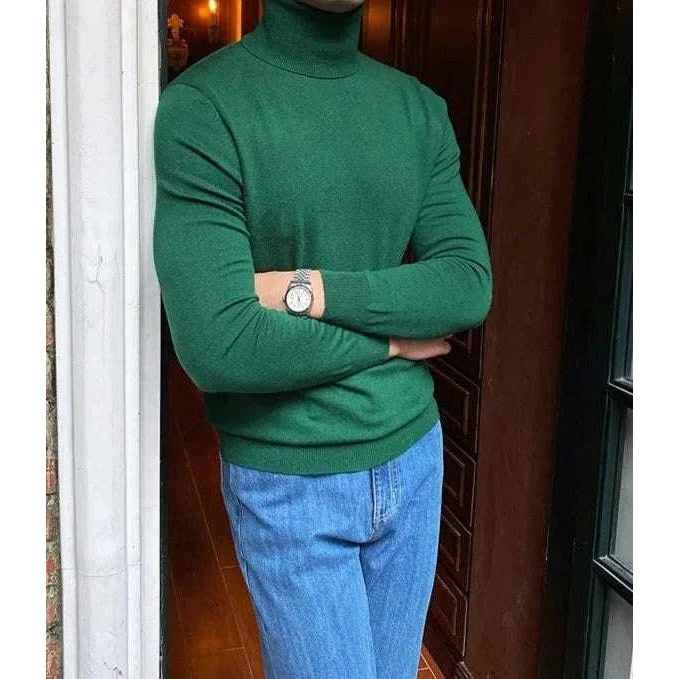 Business turtleneck sweater