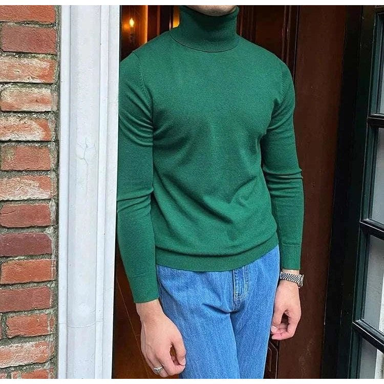 Business turtleneck sweater