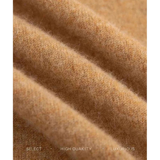 Business wool turtleneck sweater