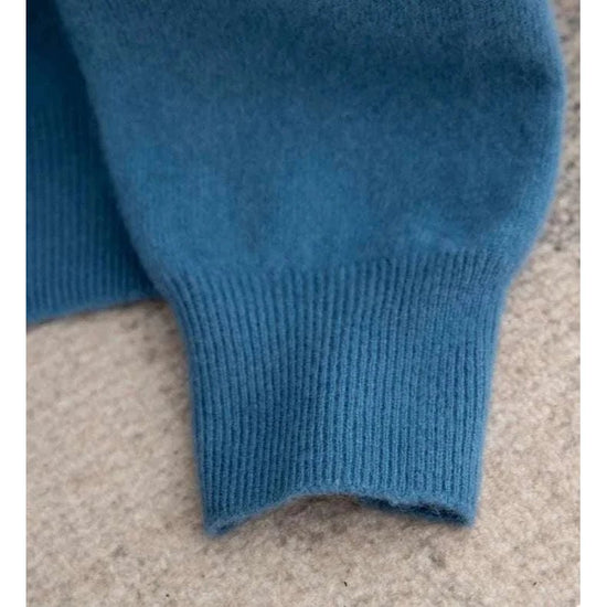 Business wool turtleneck sweater