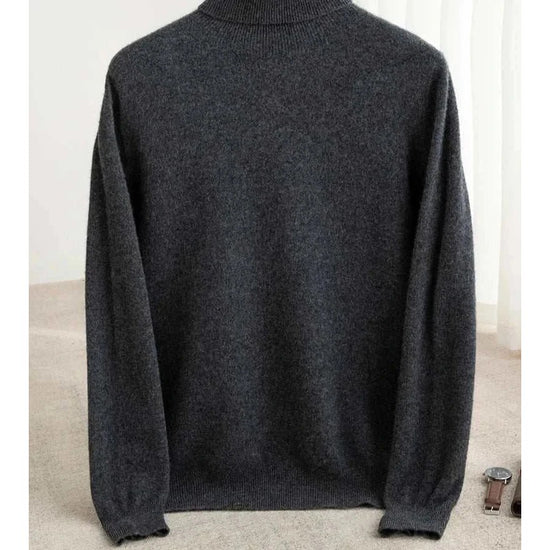 Business wool turtleneck sweater
