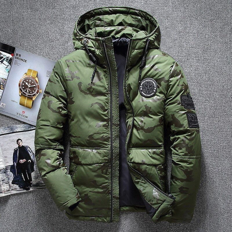 Camouflage Pattern Winter Jacket