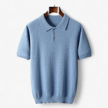 Cashmere italian-style polo shirt