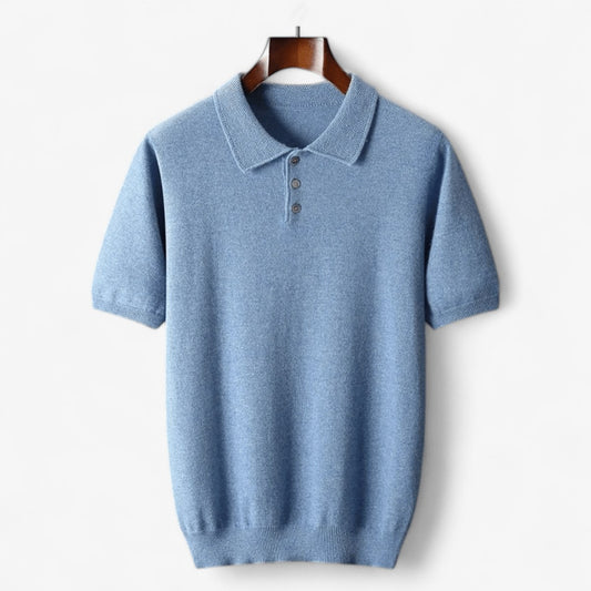 Cashmere italian-style polo shirt