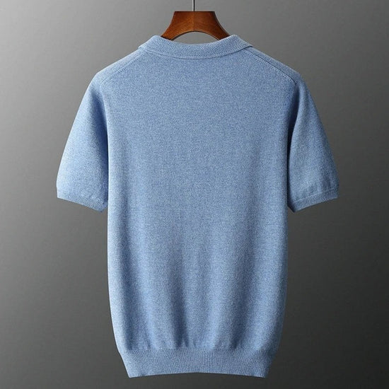 Cashmere italian-style polo shirt