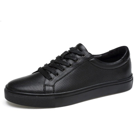 Casual Breathable Leather Sneakers