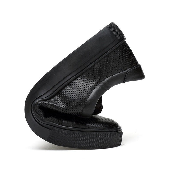 Casual Breathable Leather Sneakers