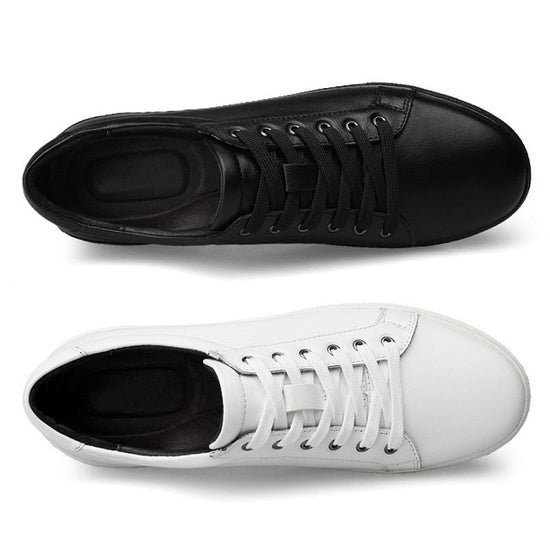 Casual Breathable Leather Sneakers