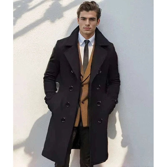 Casual british long coat