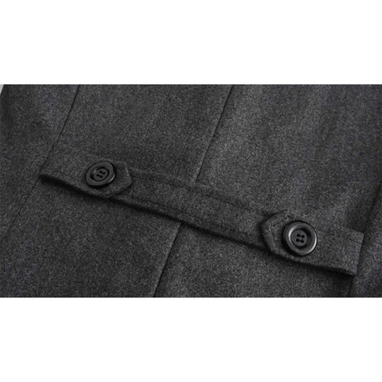 Casual british long coat