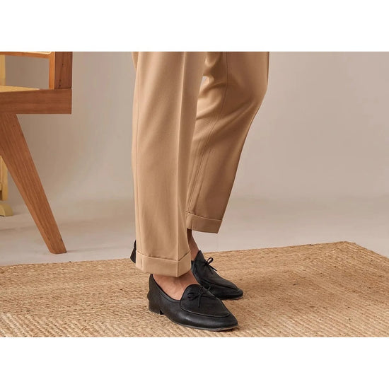 Casual button-down straight fit elegant pants