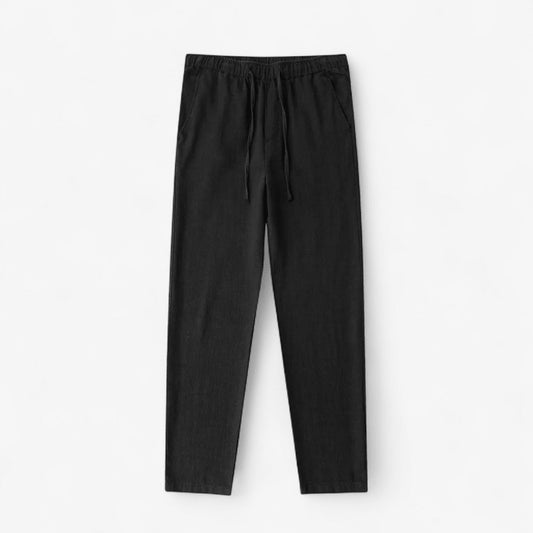 Casual cotton-linen pants