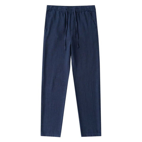 Casual cotton-linen pants