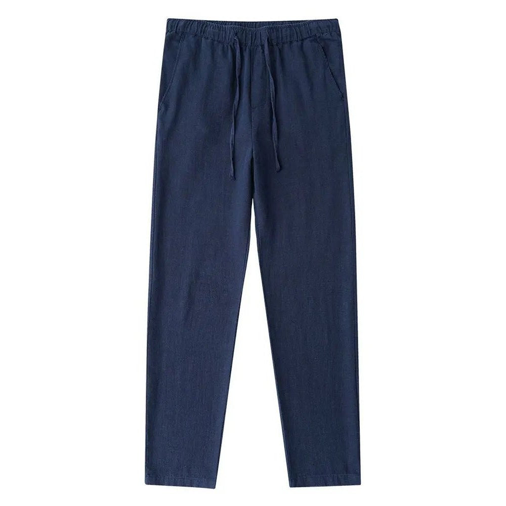 Casual cotton-linen pants