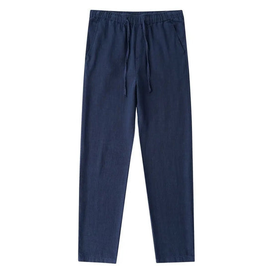 Casual cotton-linen pants